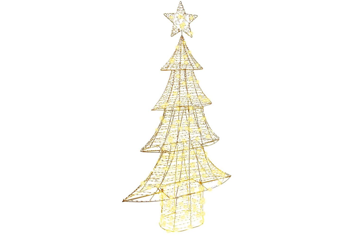 Vidaxl Christmas Tree With 160 Leds Warm White 150 Cm Pet