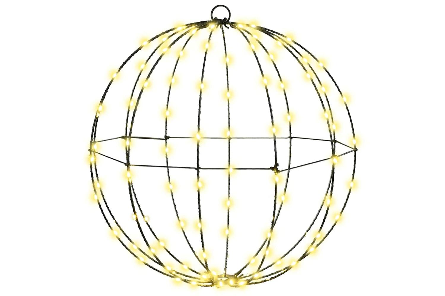 Vidaxl Ball With 120 Leds Warm White 40 Cm Metal