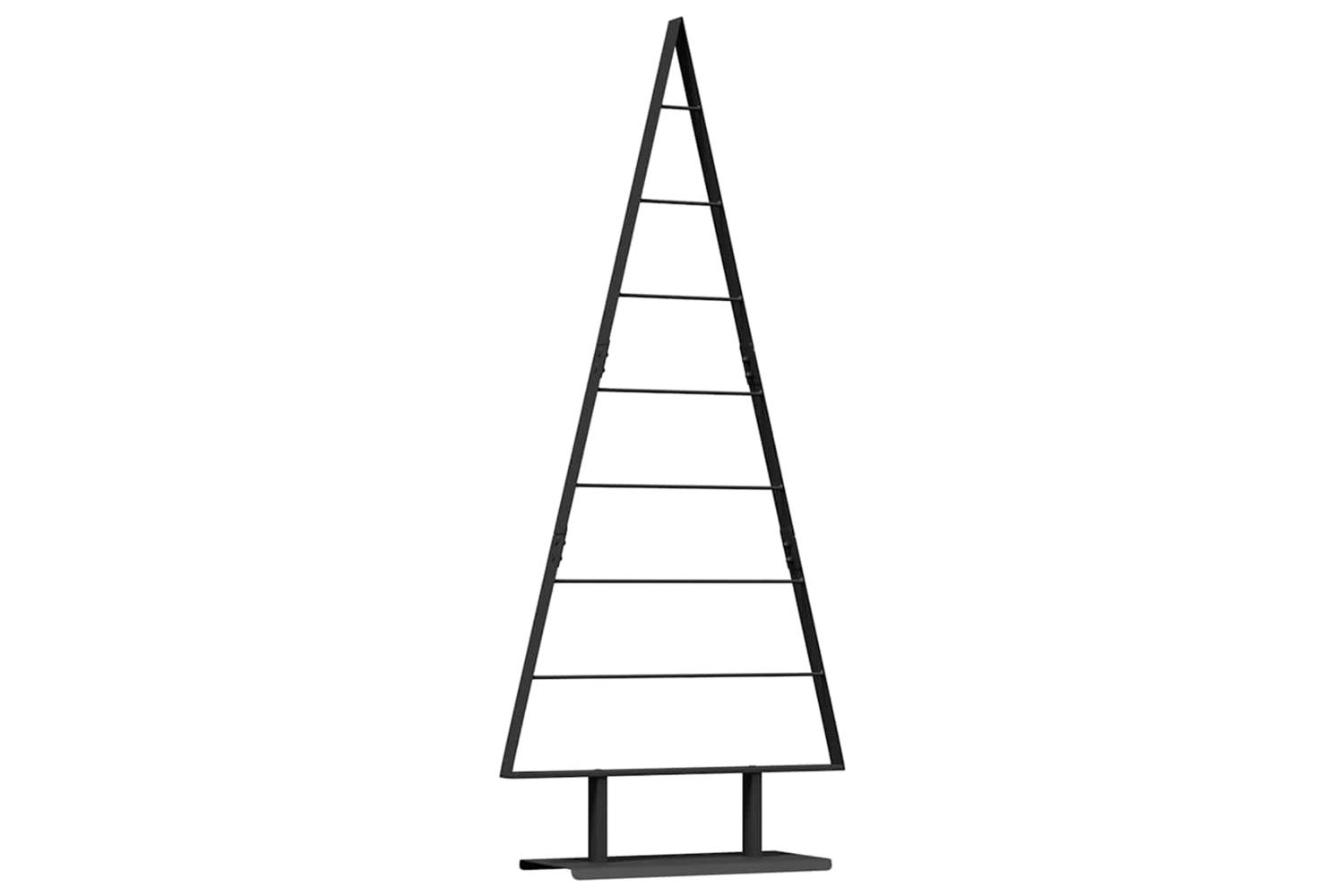 Vidaxl Metal Christmas Tree With Stand Black 150 Cm Steel