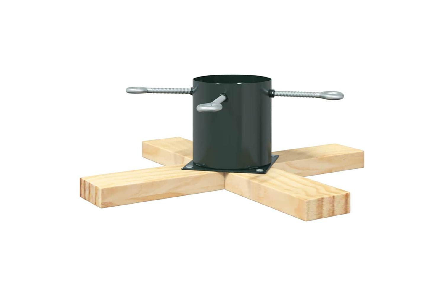 Vidaxl Christmas Tree Stand 173 Green 50 X 50 X 16 Cm Solid Pine Wood