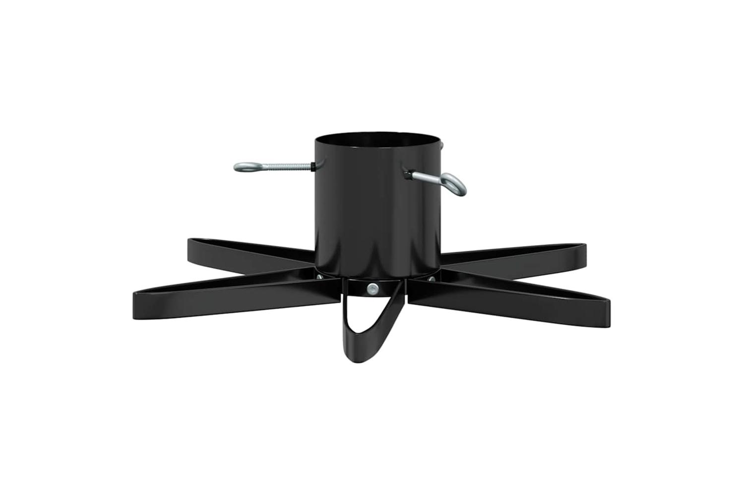 Vidaxl Christmas Tree Stand 173 Black 49 X 49 X 155 Cm Steel