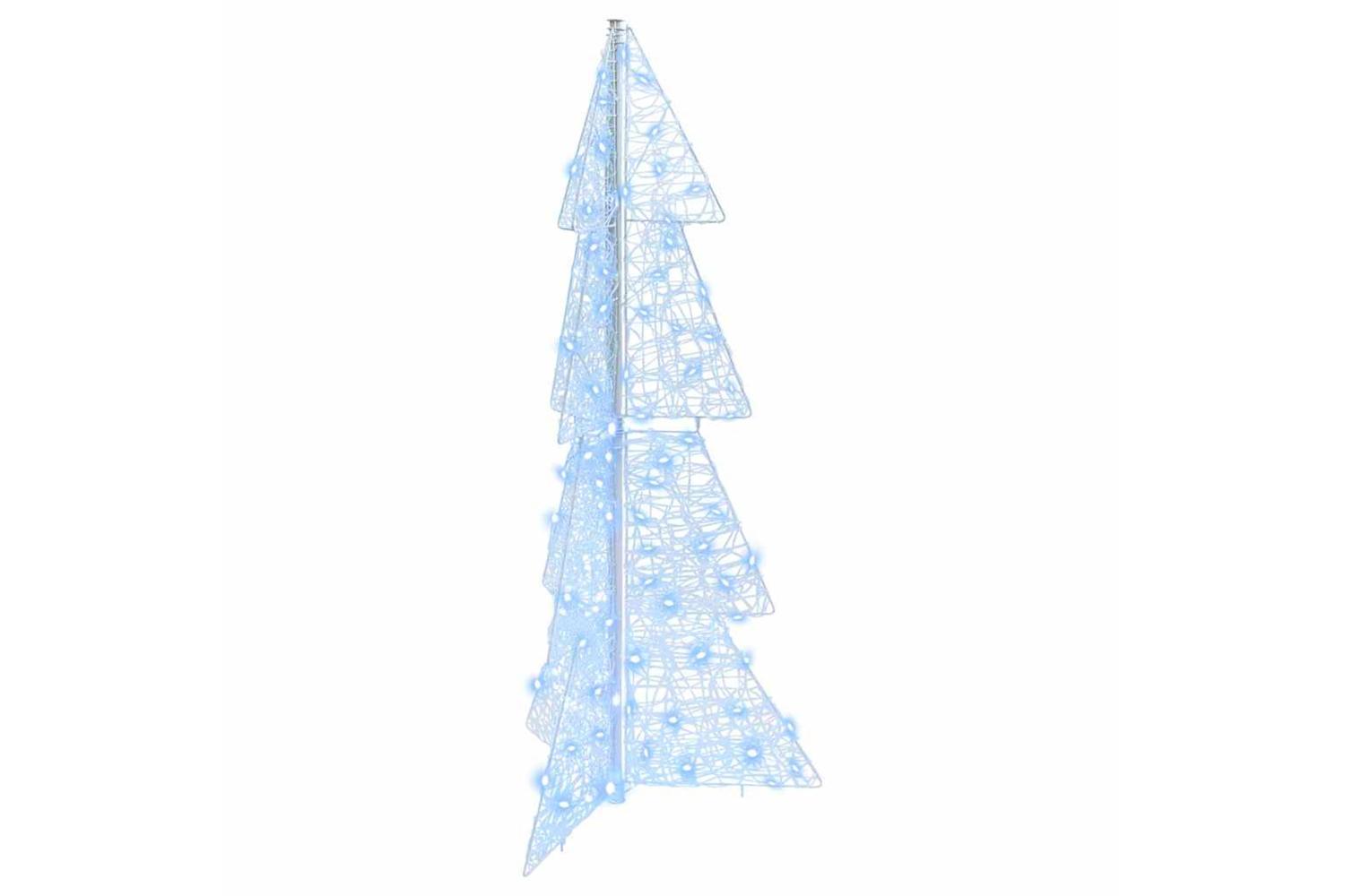 Vidaxl Christmas Tree With 100 Leds Cold White 120 Cm Acrylic