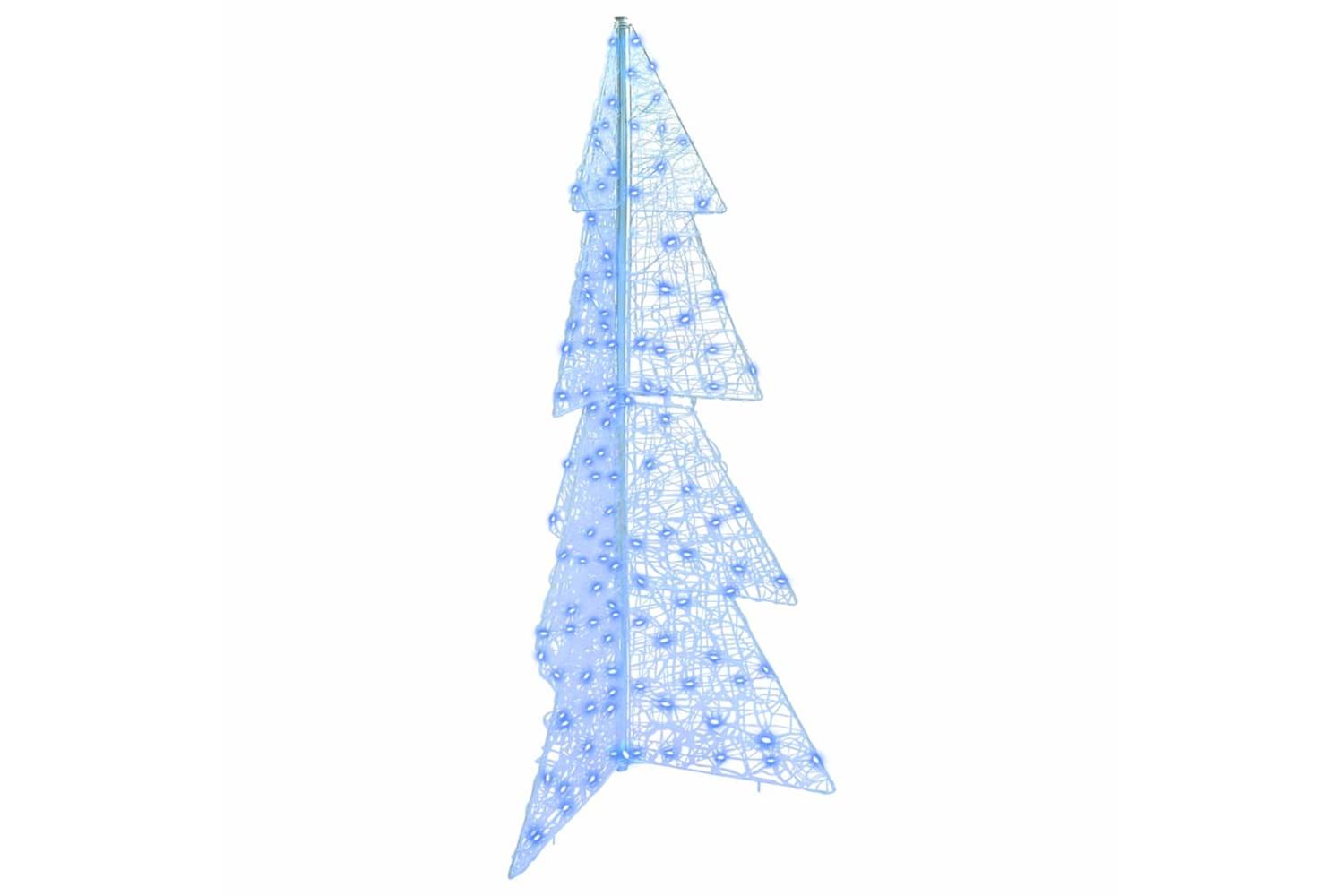 Vidaxl Christmas Tree With 160 Leds Blue 150 Cm Acrylic