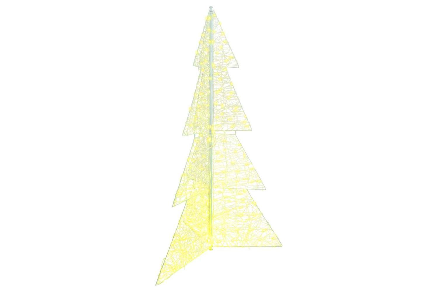 Vidaxl Christmas Tree With 240 Leds Warm White 180 Cm Acrylic