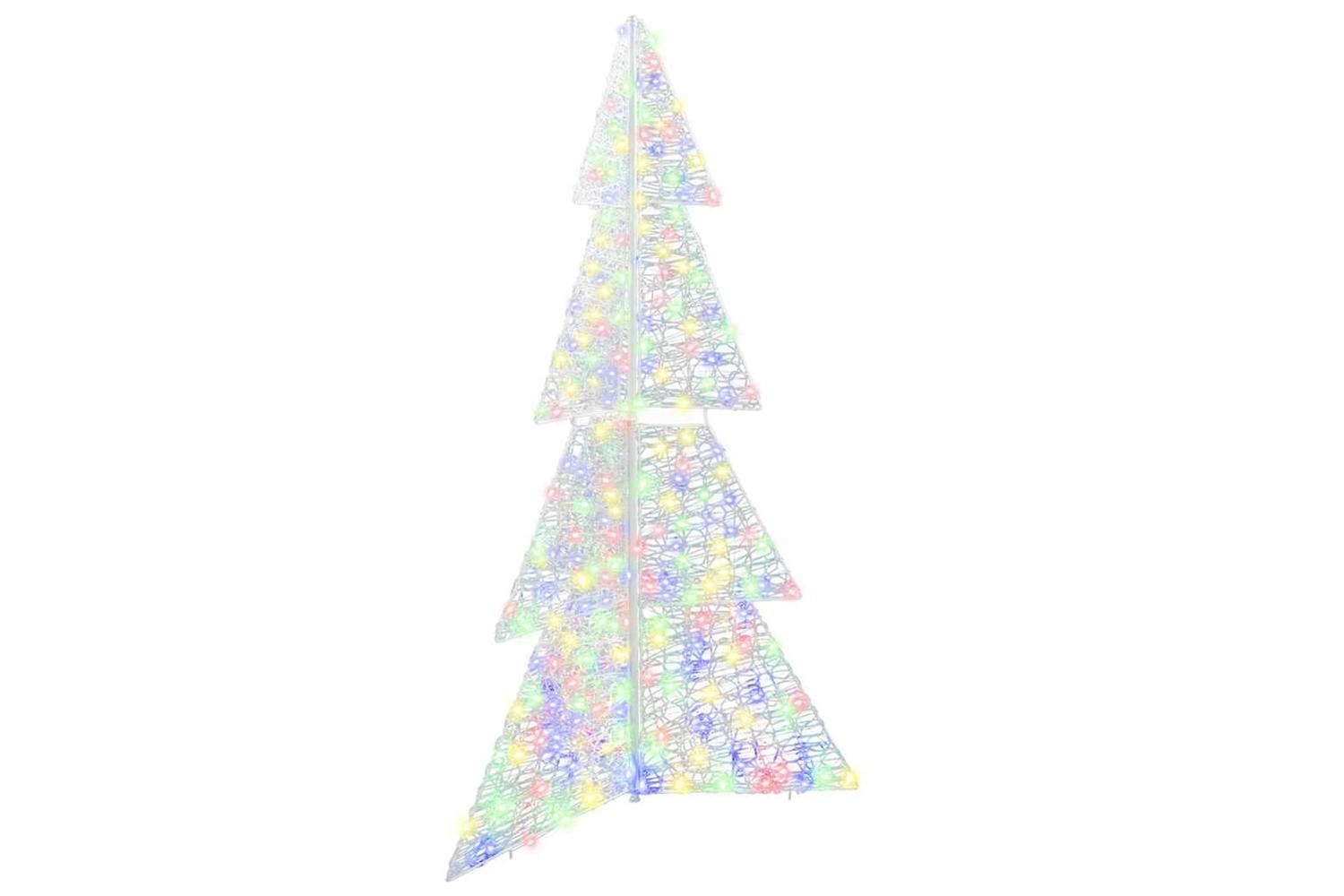 Vidaxl Christmas Tree With 240 Leds Multicolour 180 Cm Acrylic