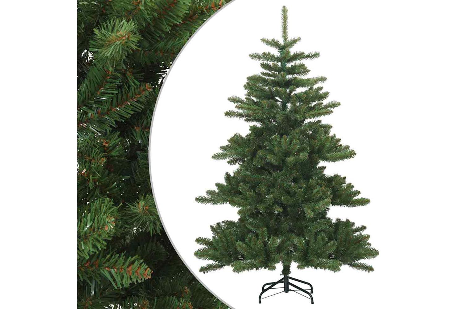 Vidaxl Artificial Hinged Christmas Tree Green 150 Cm Pvc Steel