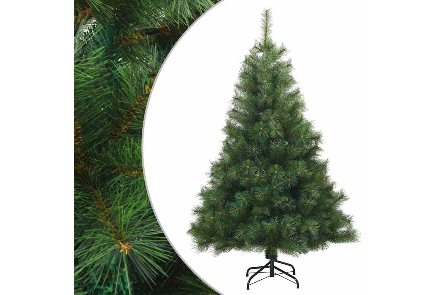 Vidaxl Artificial Hinged Christmas Tree Green 150 Cm Pvc Steel