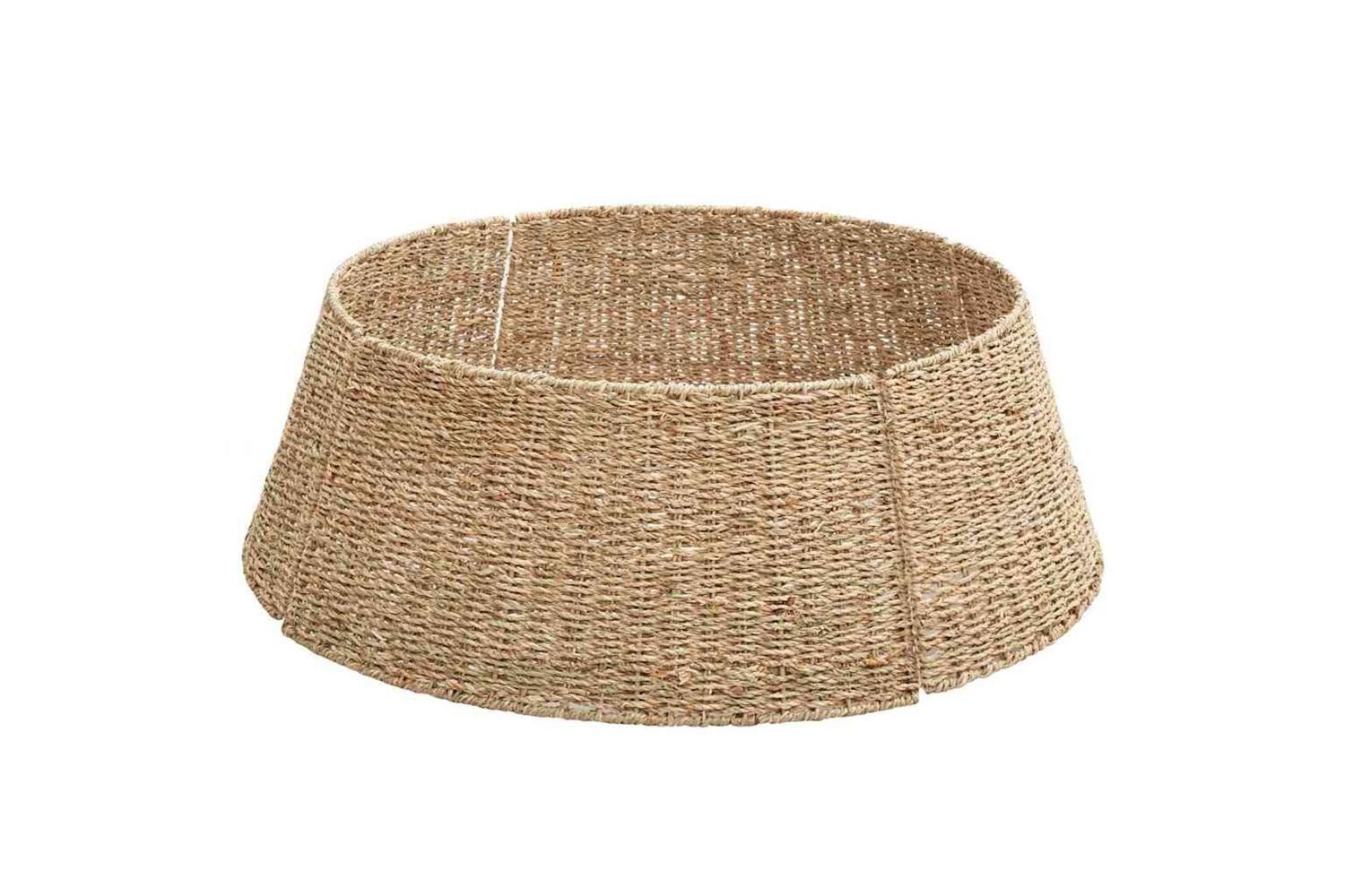 Vidaxl Christmas Tree Collar Brown 75 X 75 X 25 Cm Seagrass