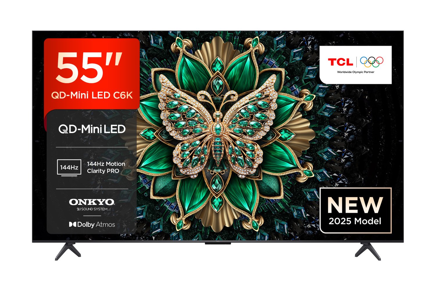 TCL 55" QLED 4K Ultra HD Mini LED Smart TV | 55C6K
