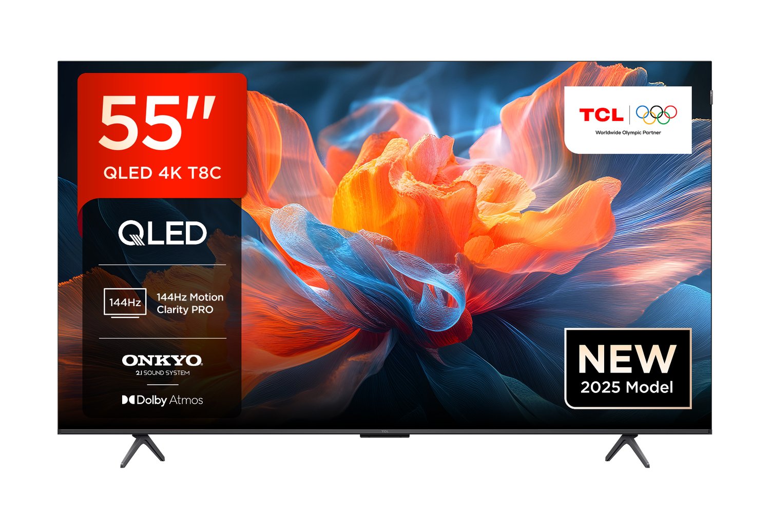 TCL 55'' QLED 4K HDR Smart TV | 55T8C