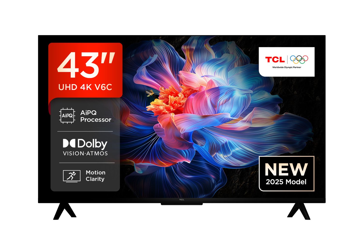 TCL 43'' Direct LED 4K HDR Smart TV | 43V6C