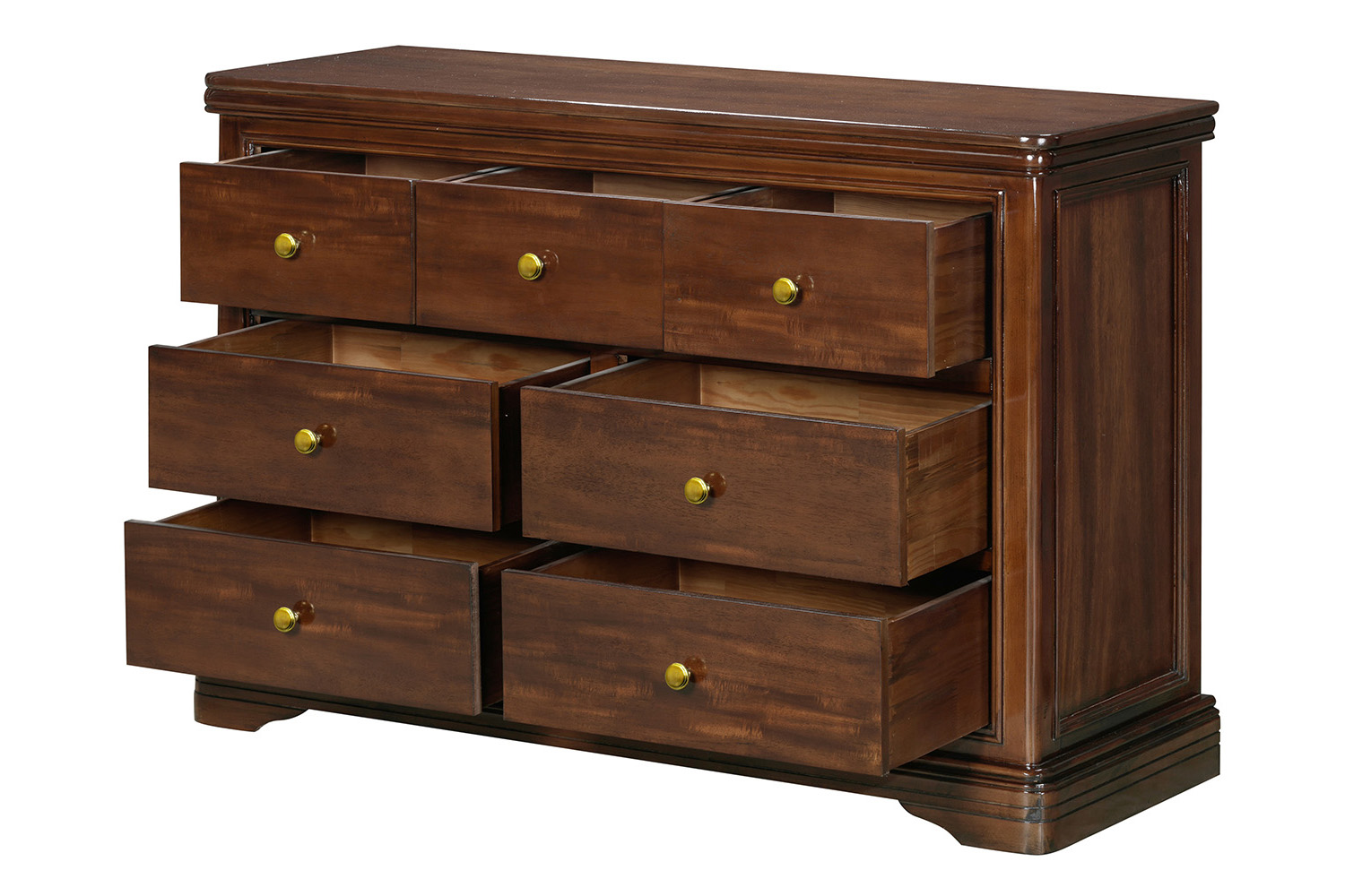 Deauville Dresser | 7 Drawer | Brown