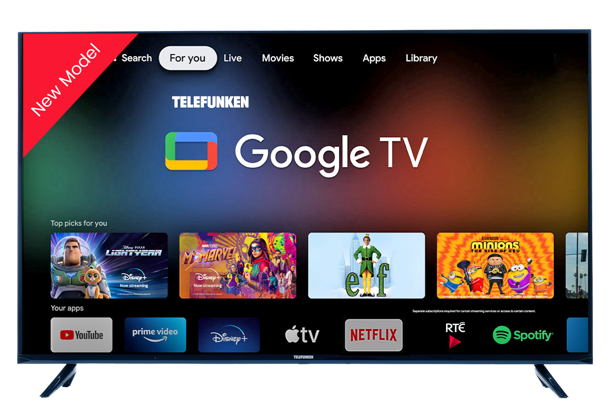 Telefunken N18 43" 4K UHD Google Smart TV | GL4330