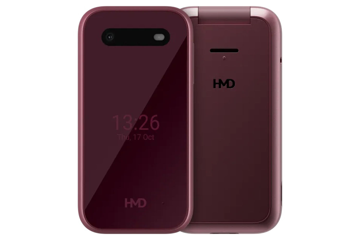 HMD 2660 Flip Phone | 4G | Raspberry Red