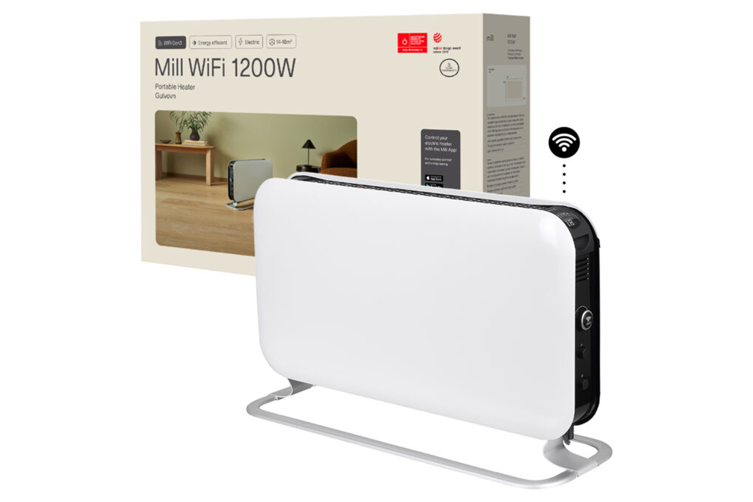 Mill Wifi Portable 1200W Heater | CO1200WIFI3