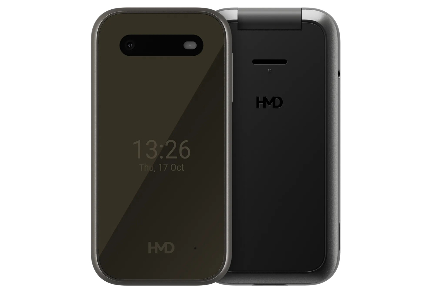 HMD 2660 Flip Mobile Phone | 64 MB | 128 MB | Cosy Black
