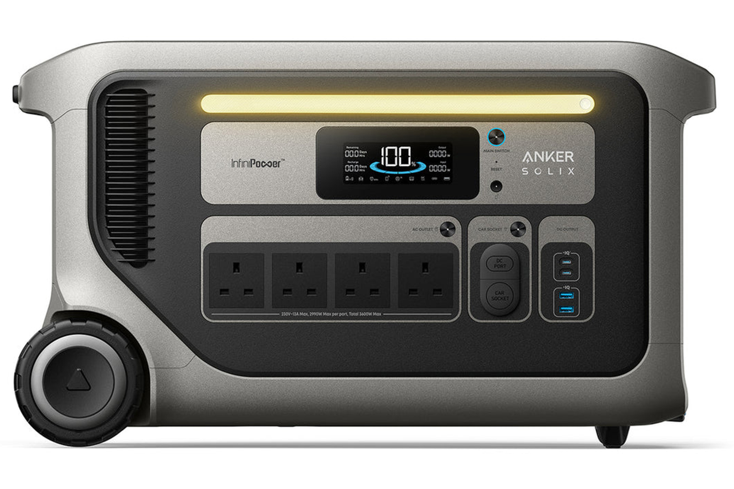 Anker Solix F3000 Portable Power Station | 3,600W | A1782211