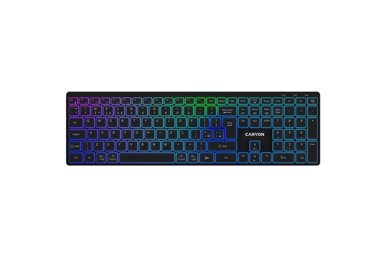 Canyon RGB Wireless Keyboard | Black