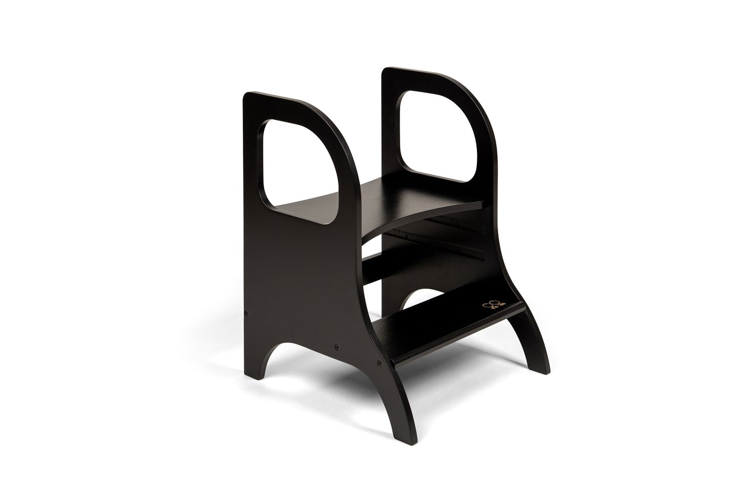 Ette Tete Adjustable Step Stool Miimo Black | Helper Tower | Wood | Adjustable Height
