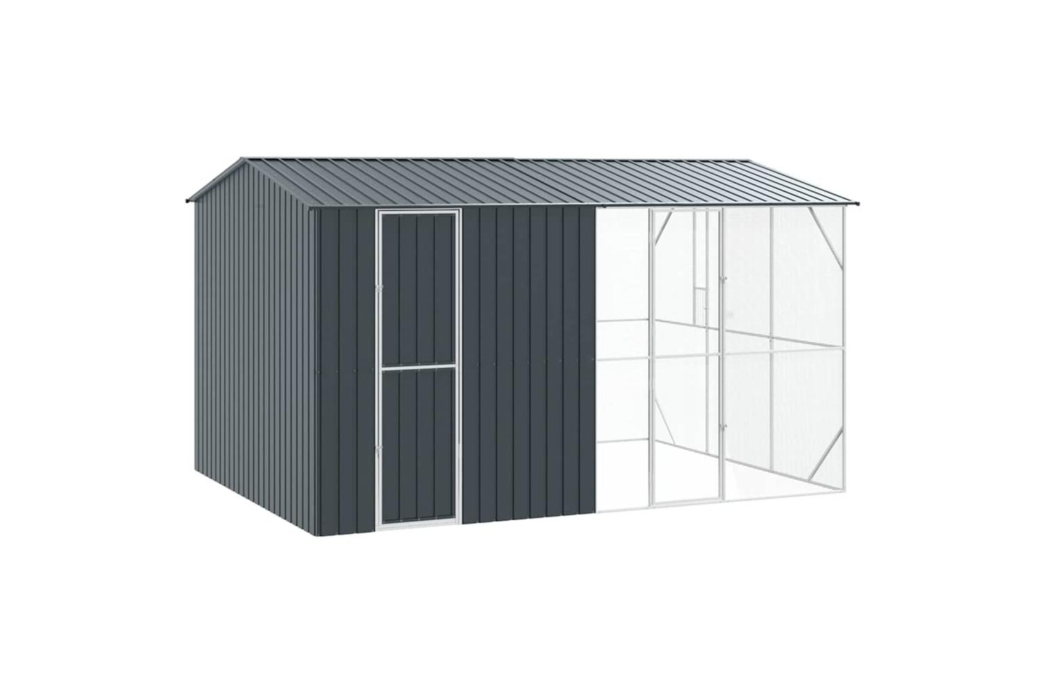 Bird Cage Anthracite 430 X 310 X 247 Cm Galvanised Steel