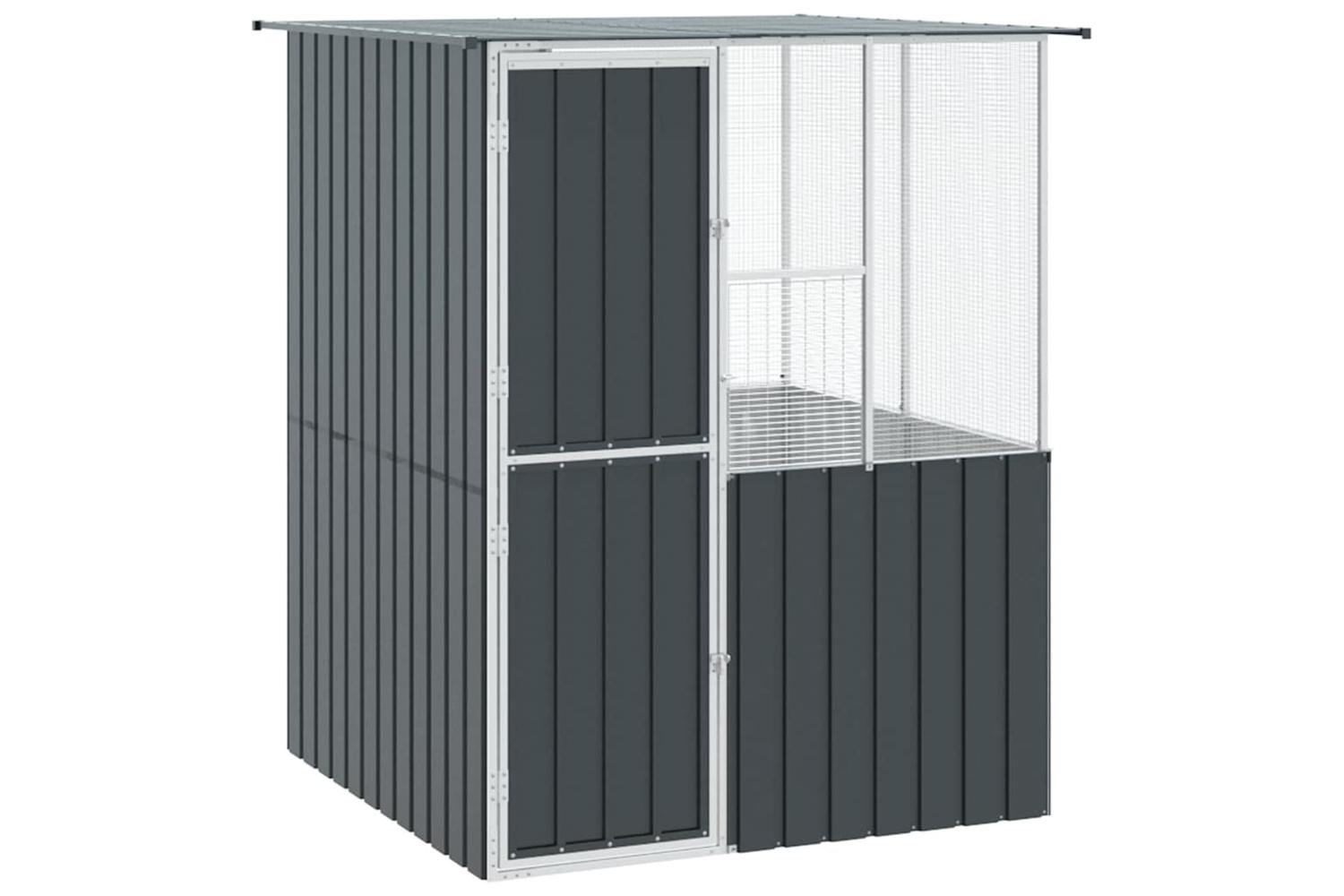 Bird Cage Anthracite 154 X 154 X 200 Cm Galvanised Steel