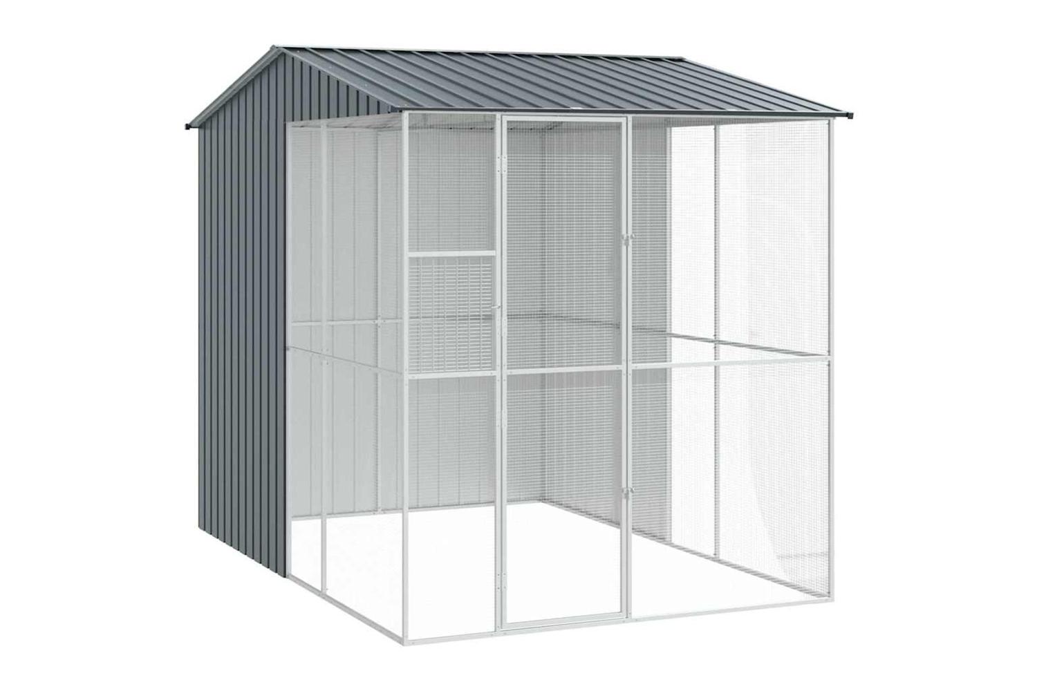 Bird Cage Anthracite 215 X 310 X 247 Cm Galvanised Steel