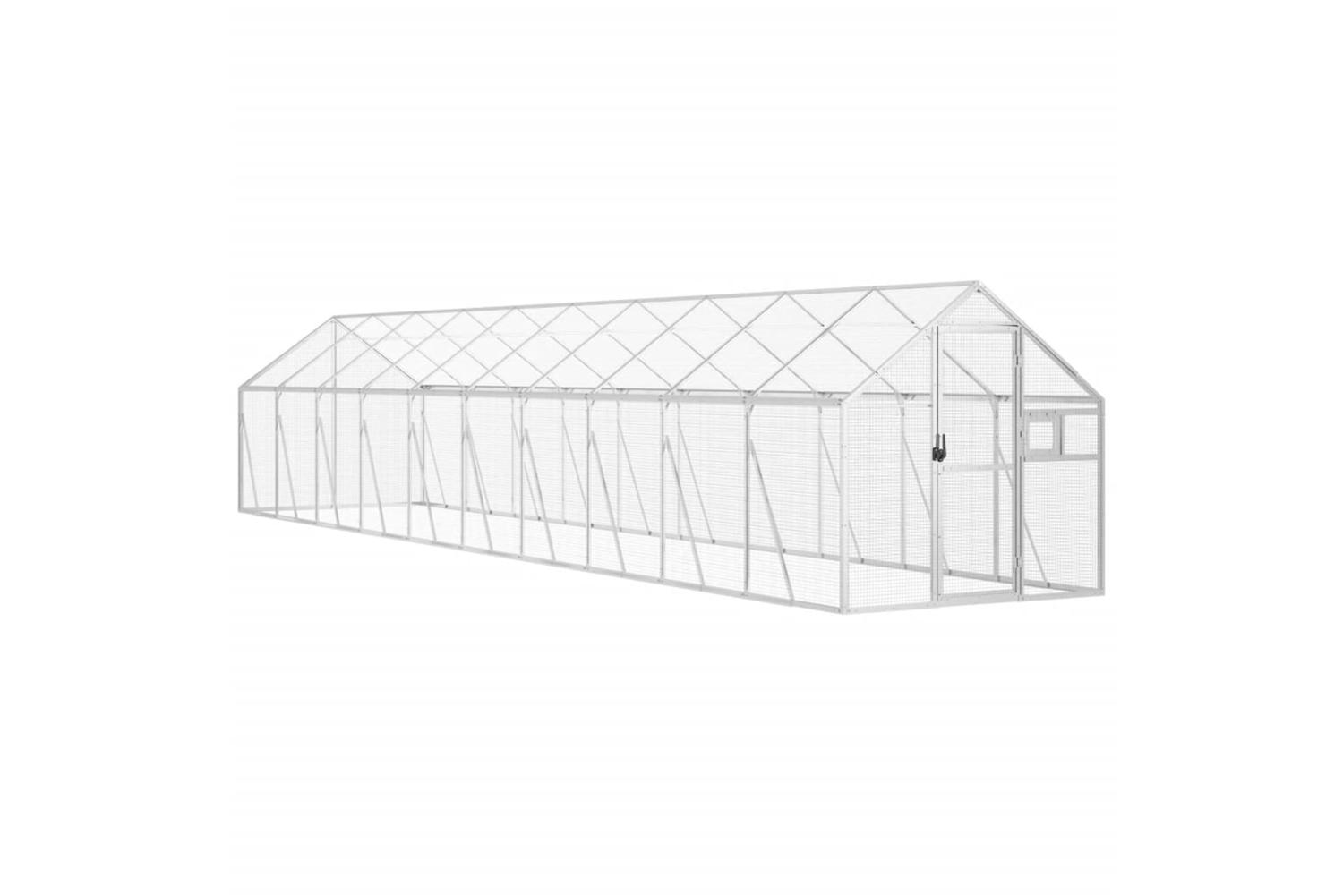 Aviary Silver 179x10x185 M Aluminium