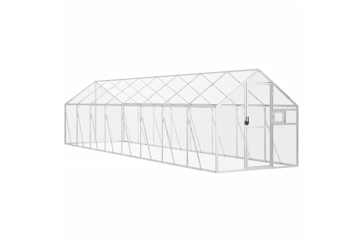 Aviary Silver 179x8x185 M Aluminium
