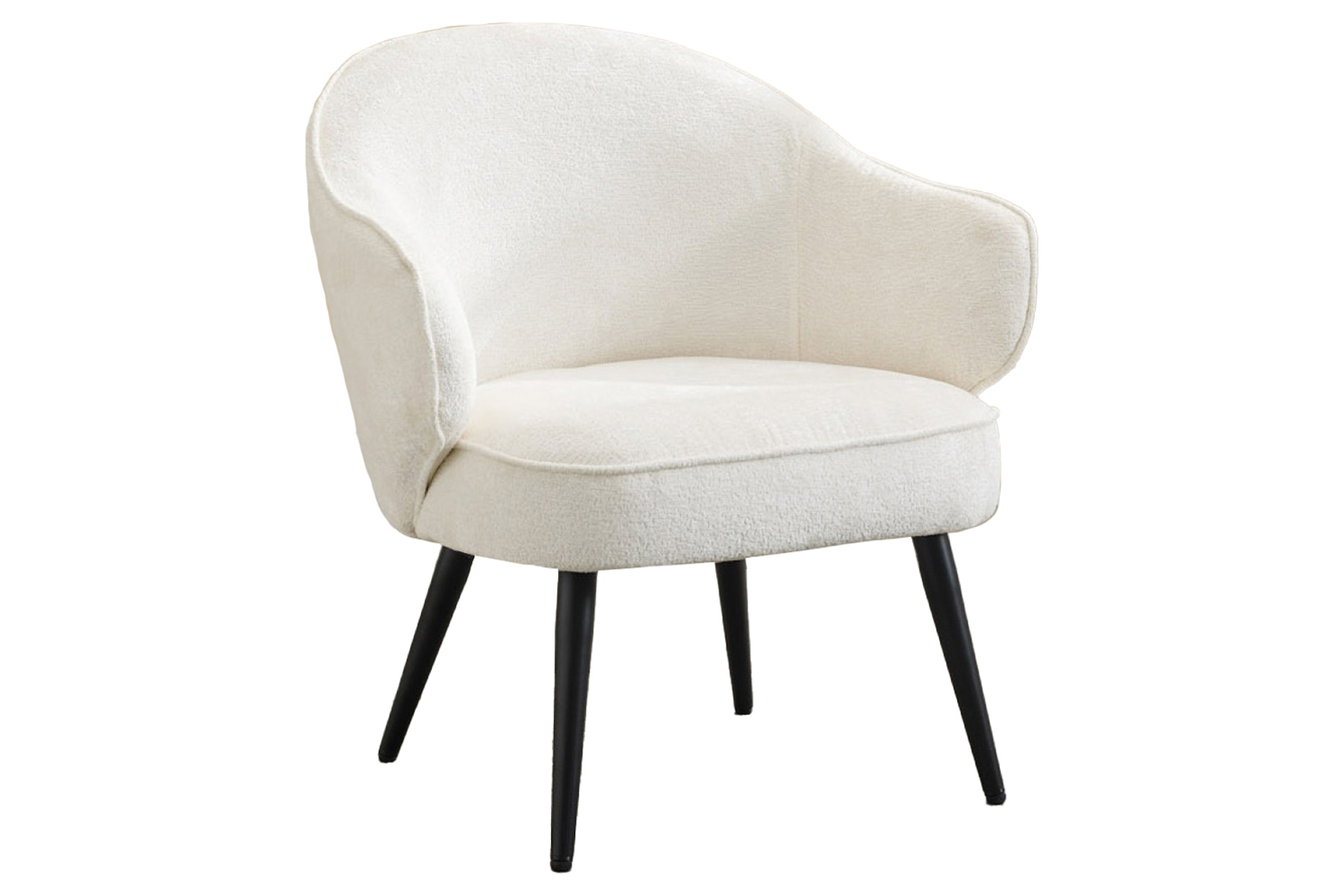 Morgan Accent Chair | Fabric | Cream