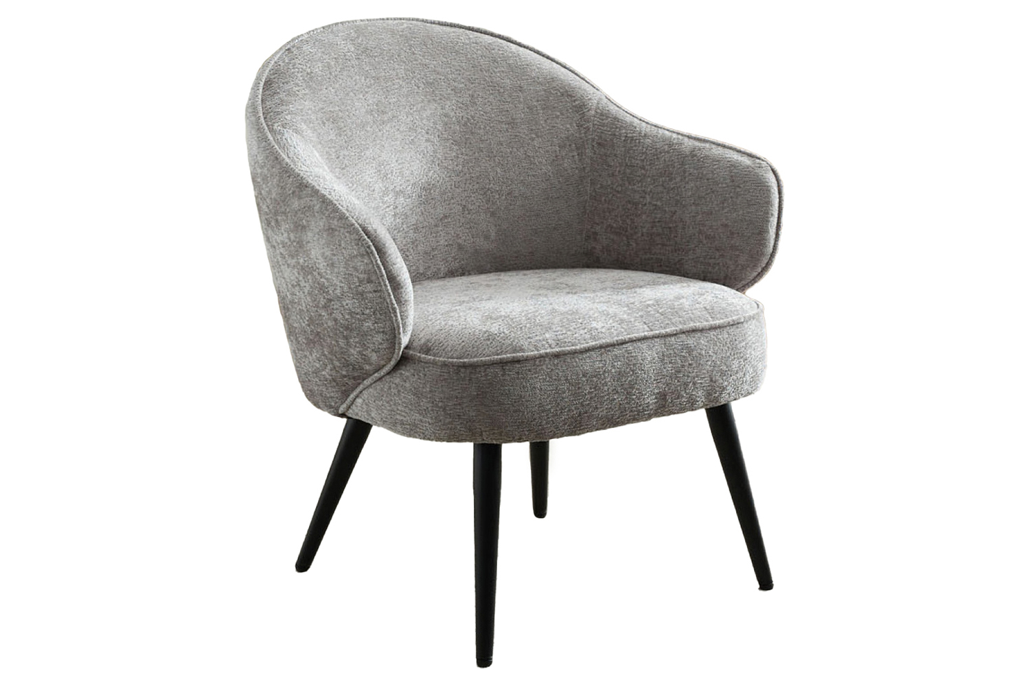 Morgan Accent Chair | Fabric | Grey