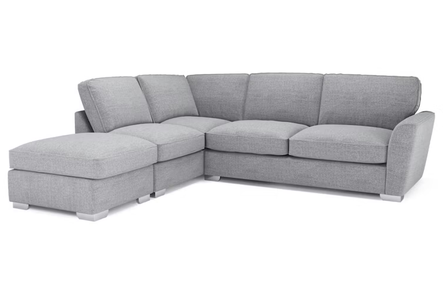Fantasia Corner Sofa | Formal Back | Footstool