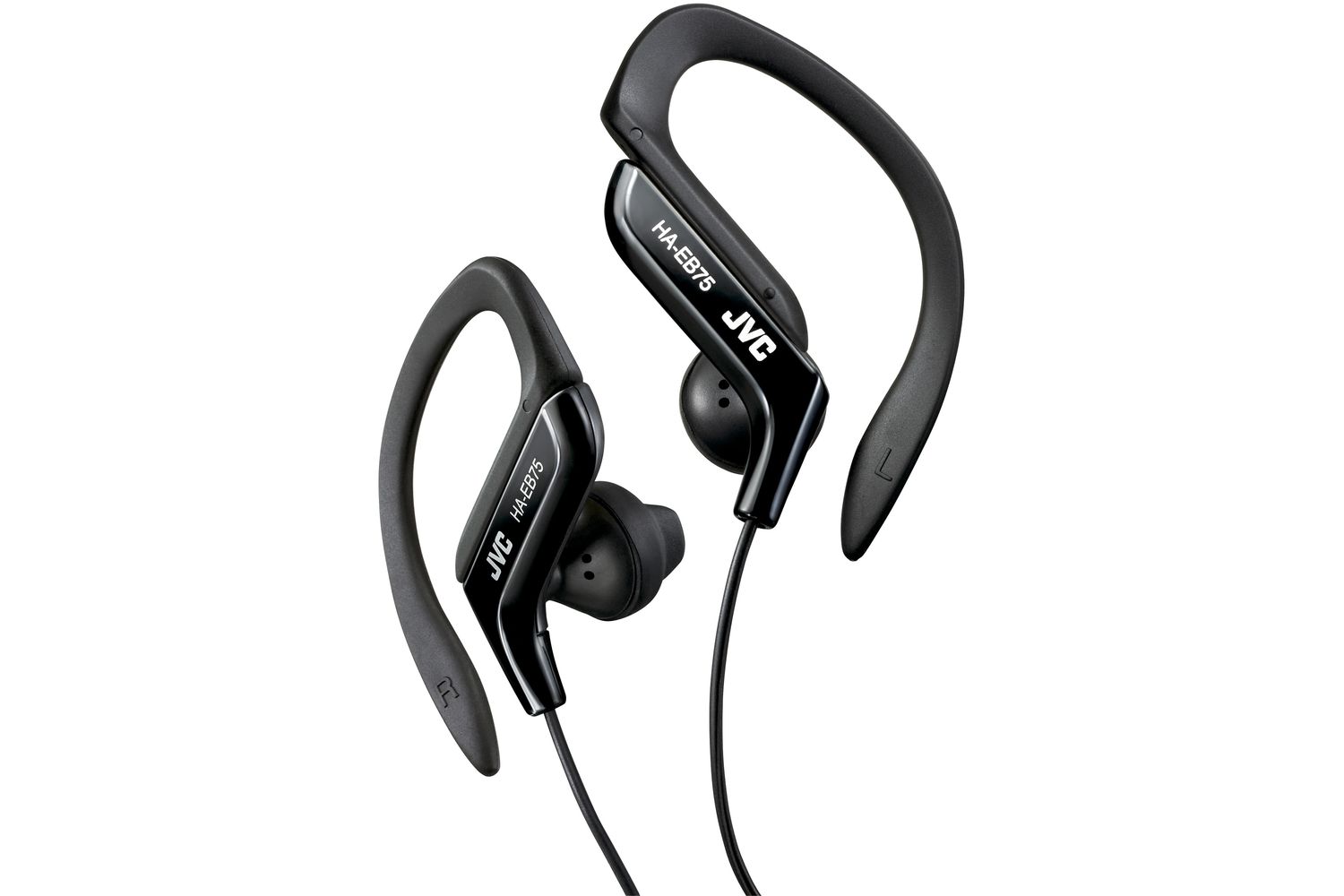 Jvc Black Sports In Ear Hphone - Sweat Resistant - Adjustable Ear Clip