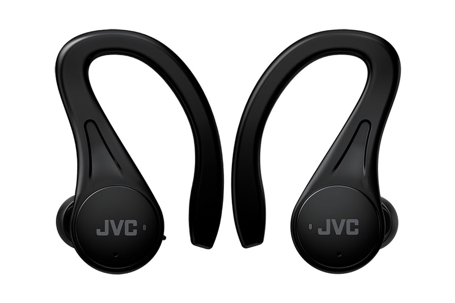 Jvc Black Fitness True Wireless- 30 Hours Battery - Ear Hook - Water Sweat Resistant - Single Or Dual Use - Carry Case