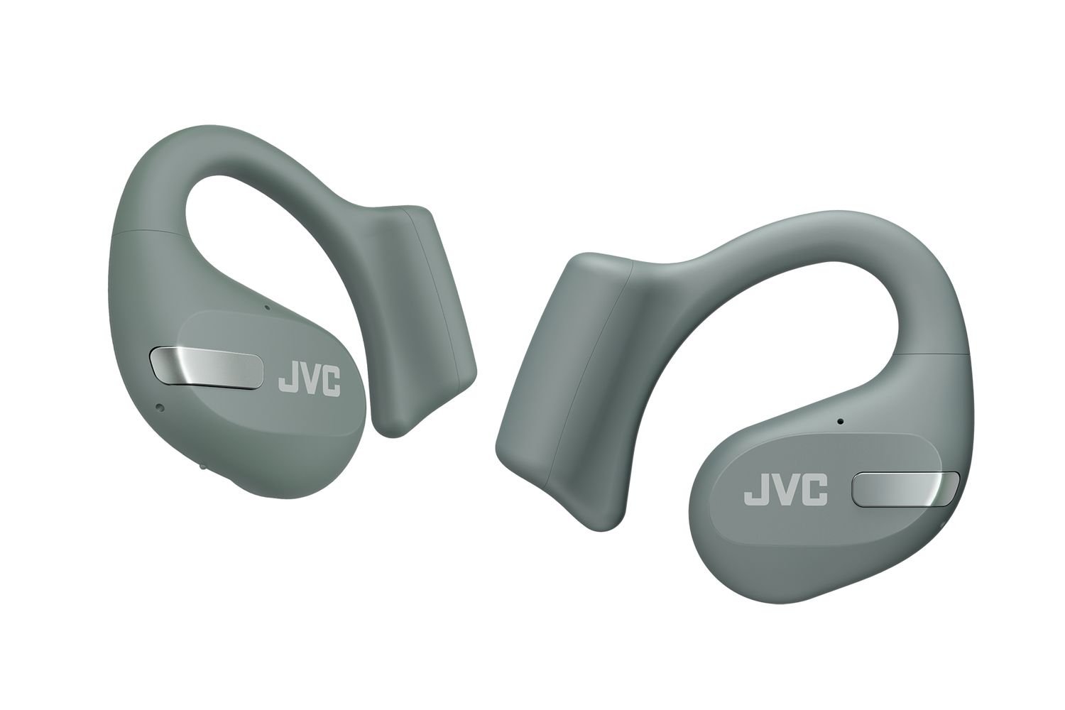Jvc Sage Green Nearphones Open Ear Tws Earbuds - Lightweight - Hear Your Surroundings - Upto 38hrs Battery Life - Touch Control