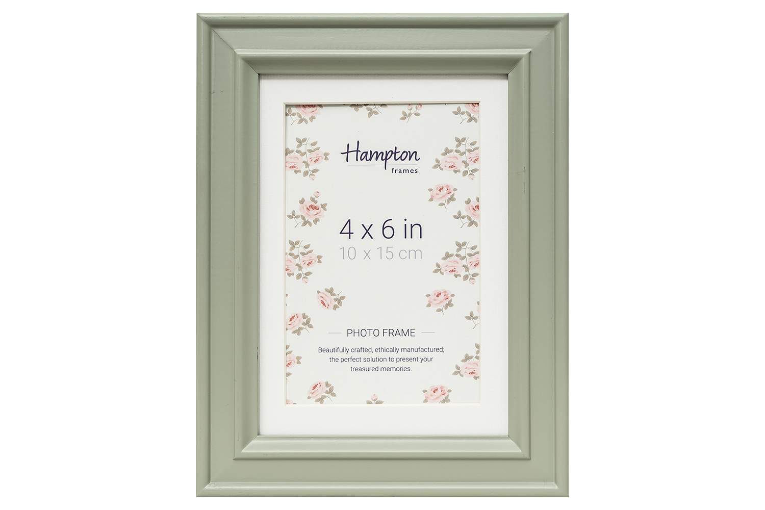 Helena 6x4" Photo Frame | Sage