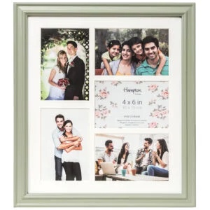 Helena 5 Aperture Photo Frame | Sage