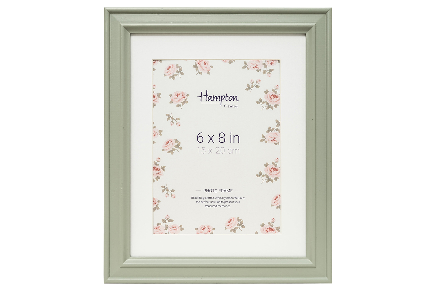 Helena 6×8" Photo Frame | Sage