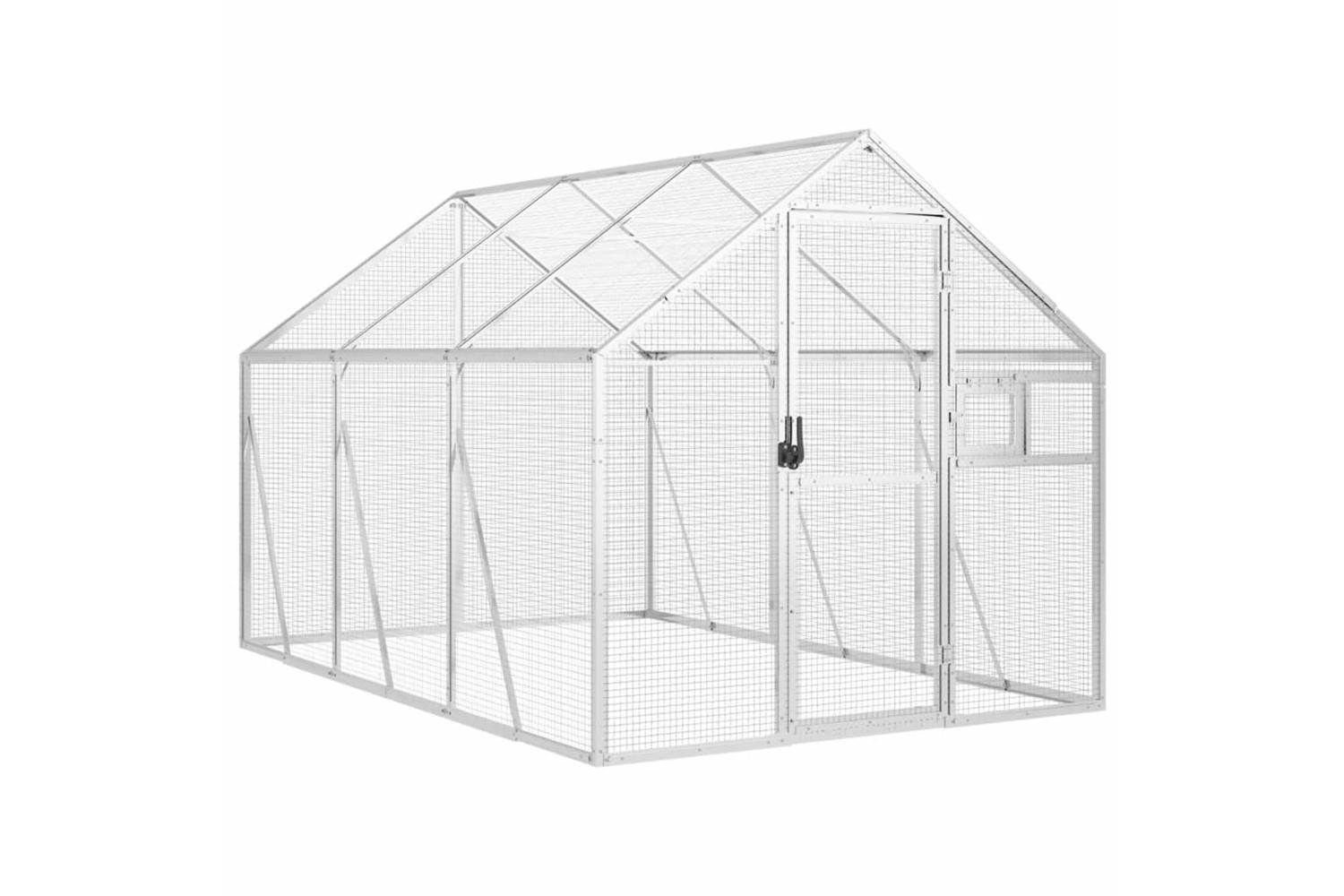 Aviary Silver 179x3x185 M Aluminium