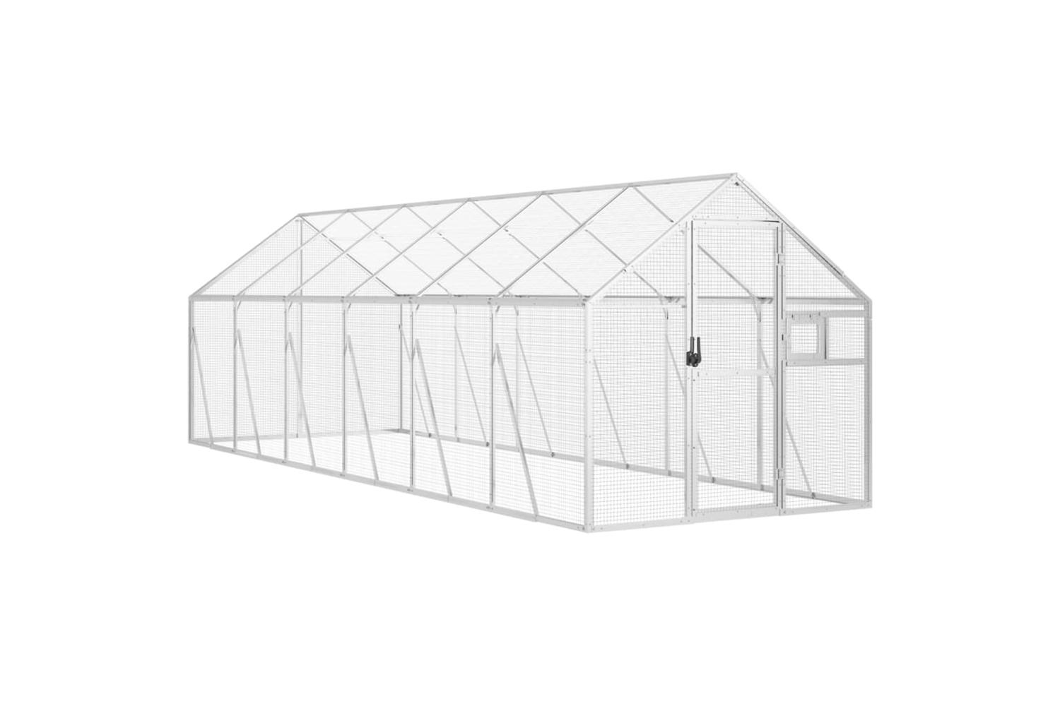 Aviary Silver 179x6x185 M Aluminium