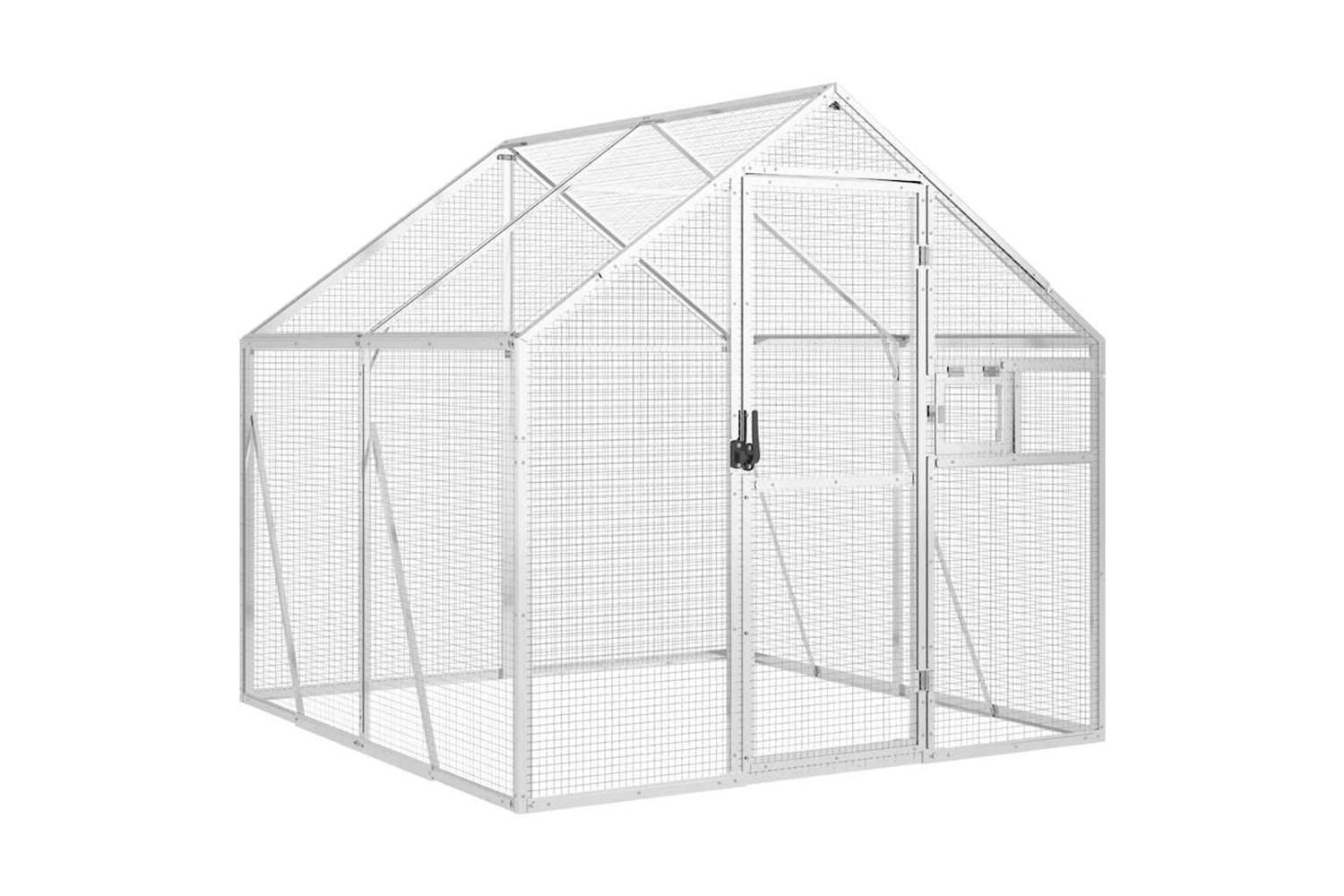 Aviary Silver 179x2x185 M Aluminium