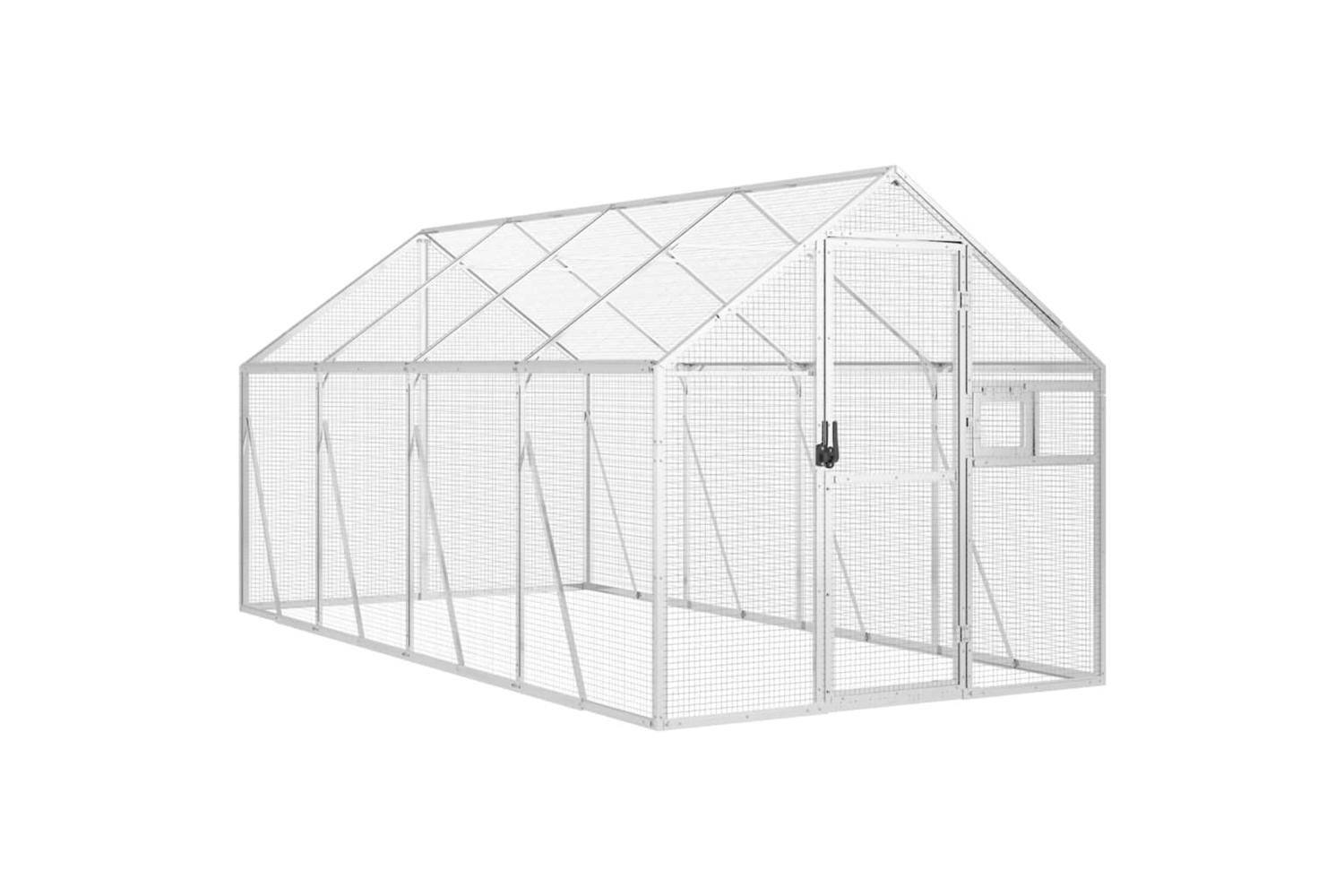 Aviary Silver 179x4x185 M Aluminium