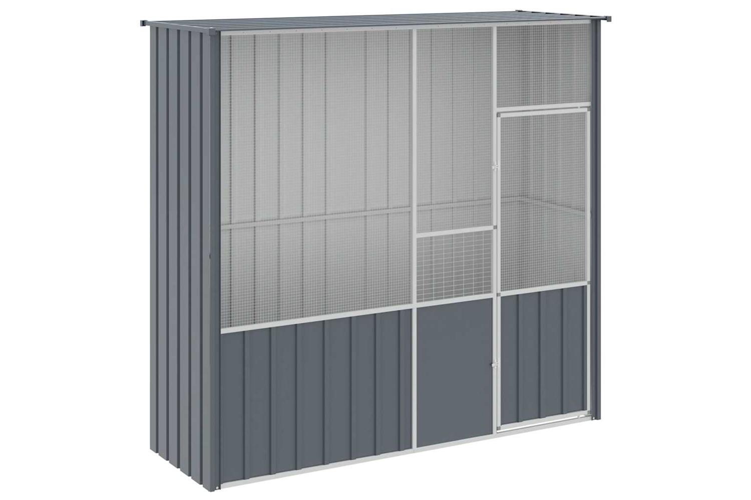 Bird Cage Anthracite 215x78x200 Cm Galvanised Steel