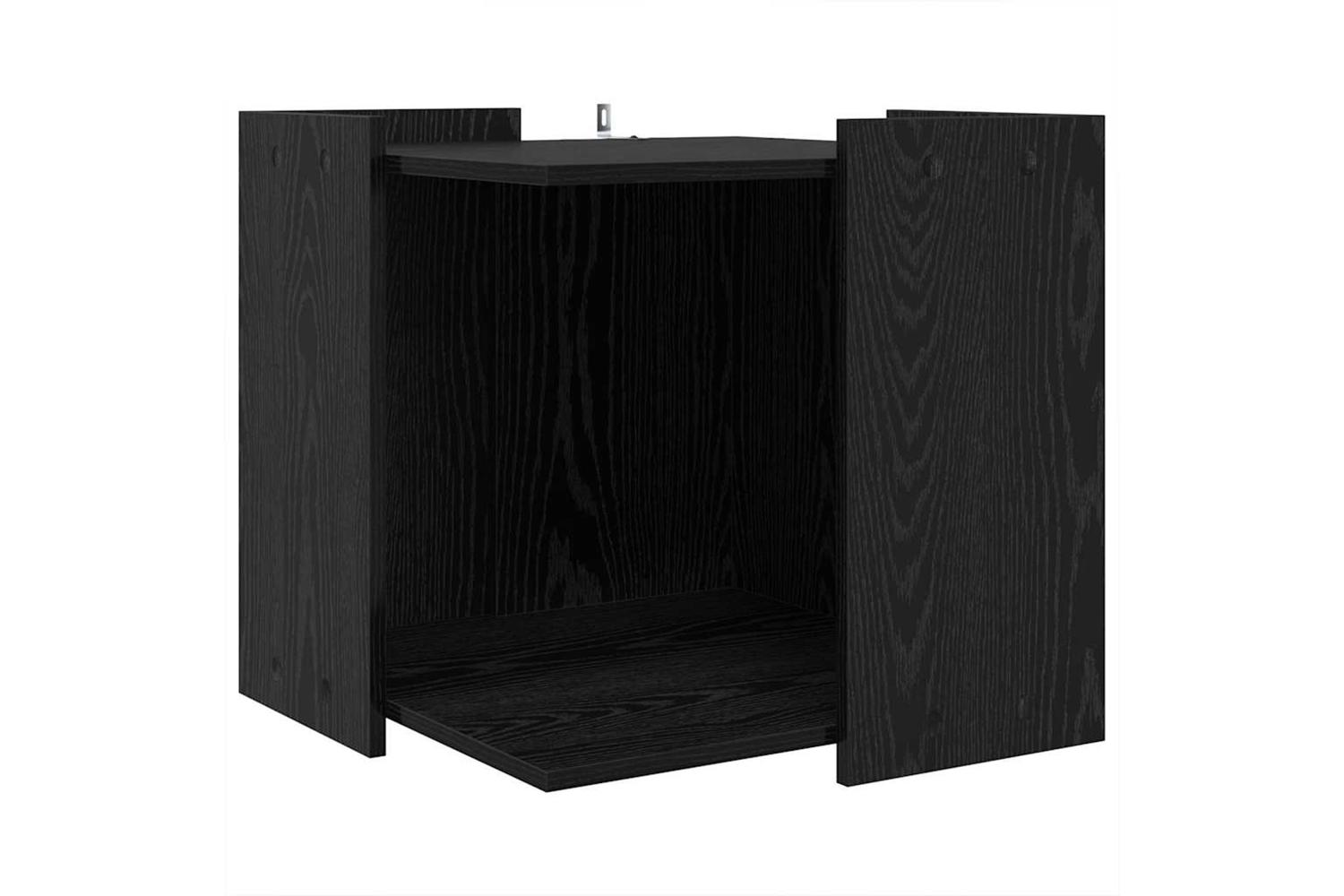 Cat Litter Box Enclosure Black Oak 53 X 53 X 51 Cm