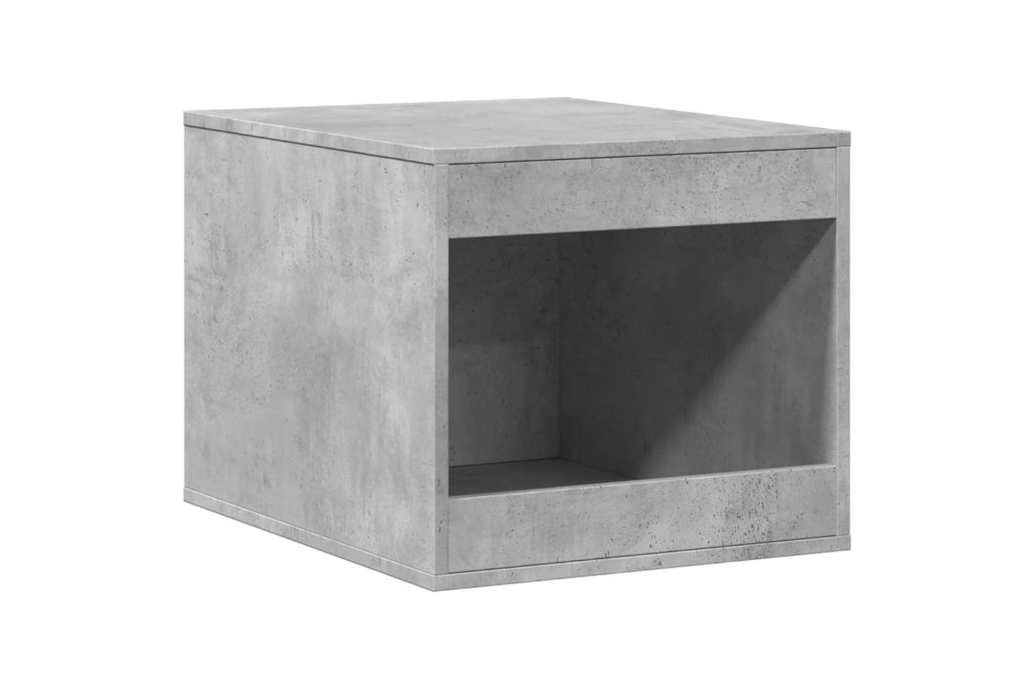 Cat Litter Box Enclosure Concrete Grey 47x59x42 Cm Engineered Wood
