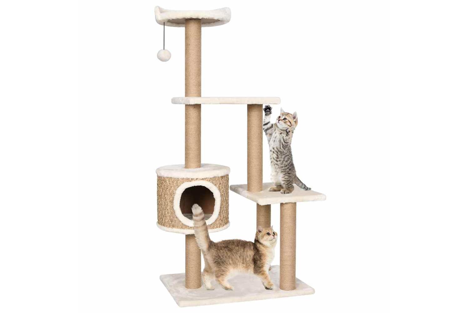 Cat Tree With Scratching Post 123cm Seagrass