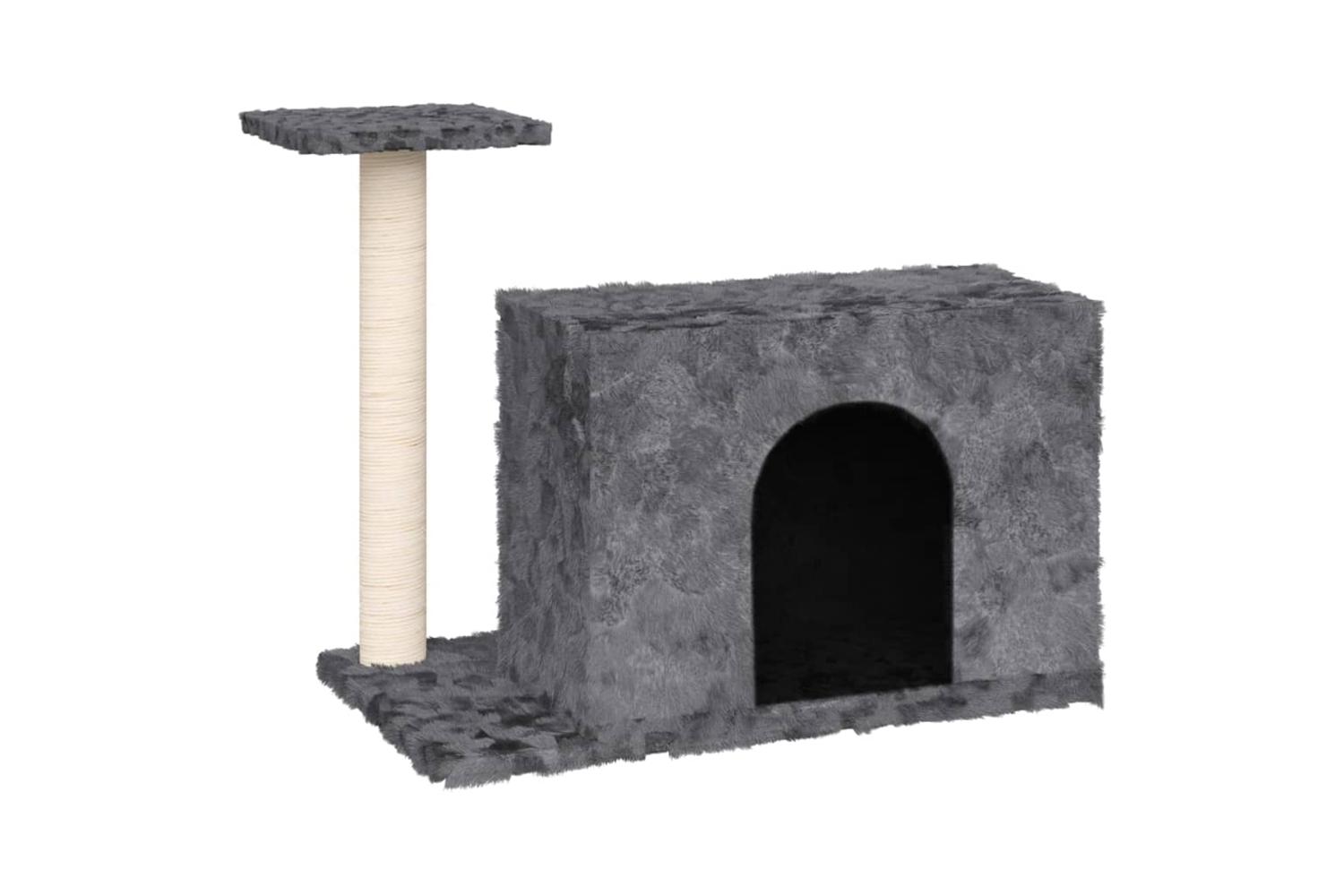 Cat Tree With Sisal Scratching Post Dark Grey 51 Cm