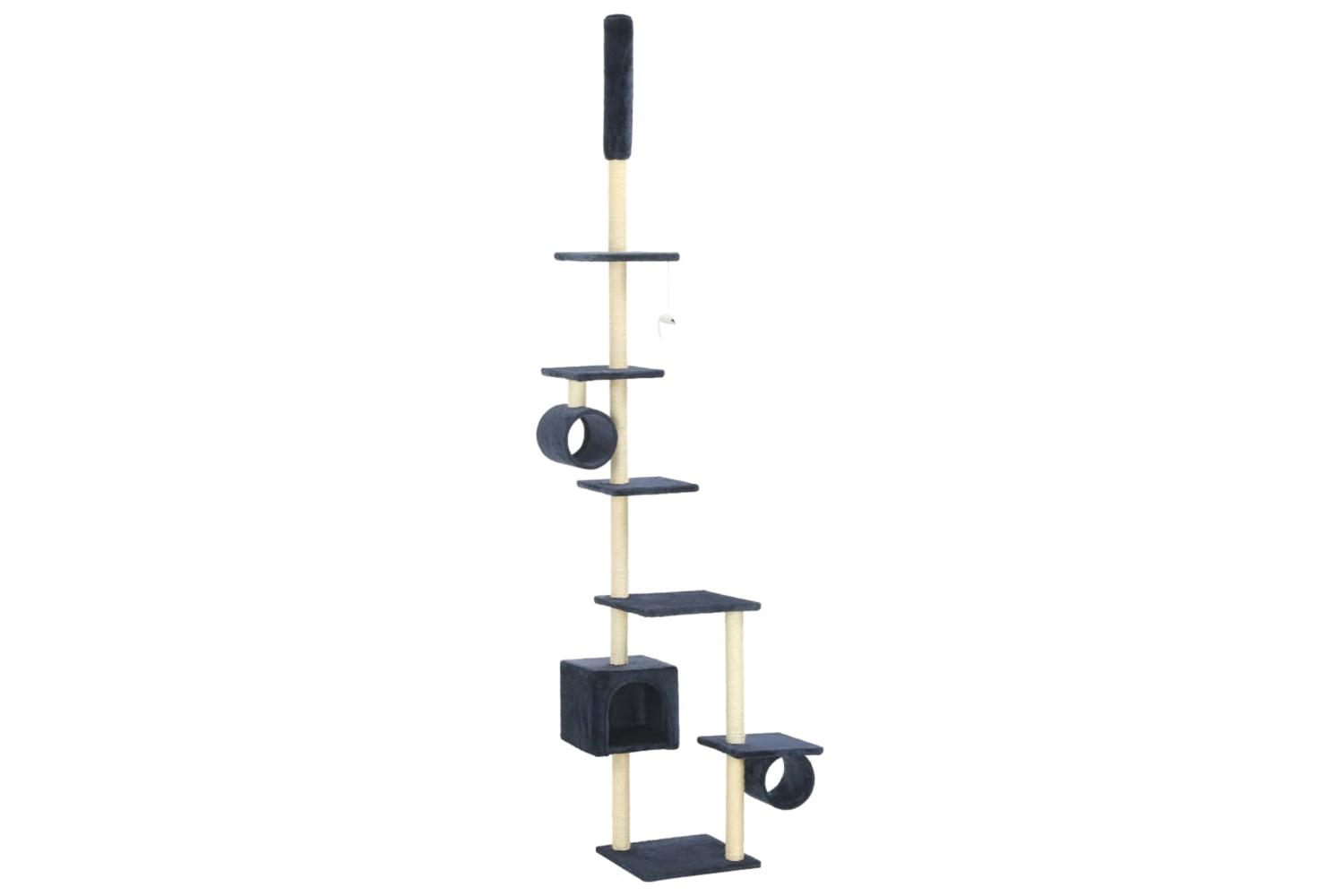 Cat Tree With Sisal Scratching Posts 260 Cm Dark Blue