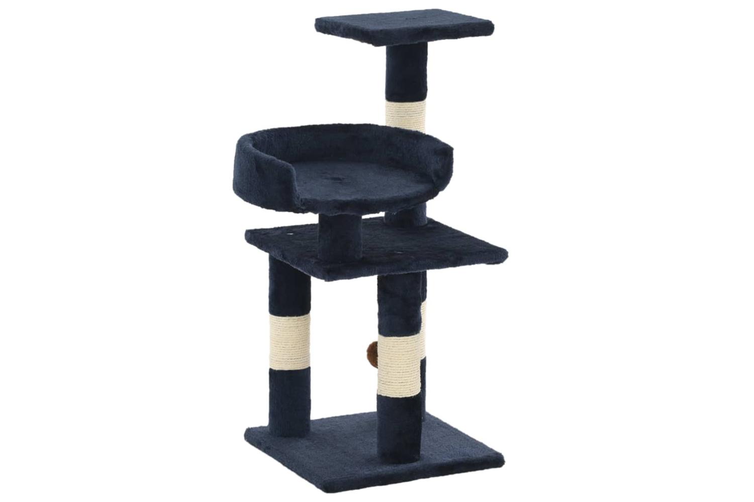 Cat Tree With Sisal Scratching Posts 65 Cm Blue