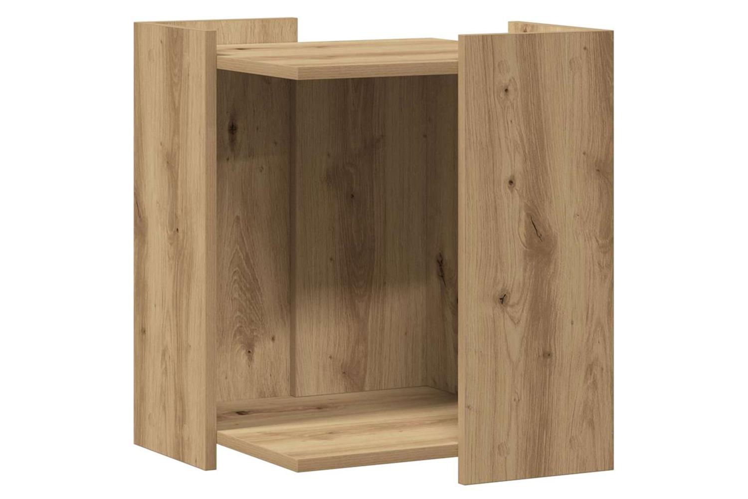 Cat Litter Box Enclosure Artisian Oak 42x42x51 Cm Engineered Wood