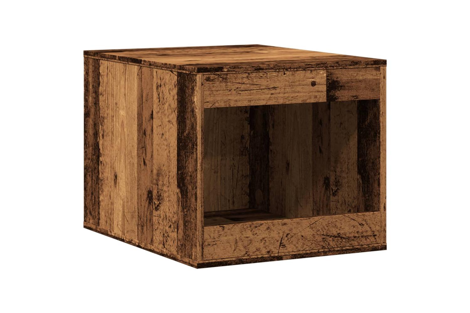 Cat Litter Box Enclosure Old Wood 47x59x42 Cm Engineered Wood